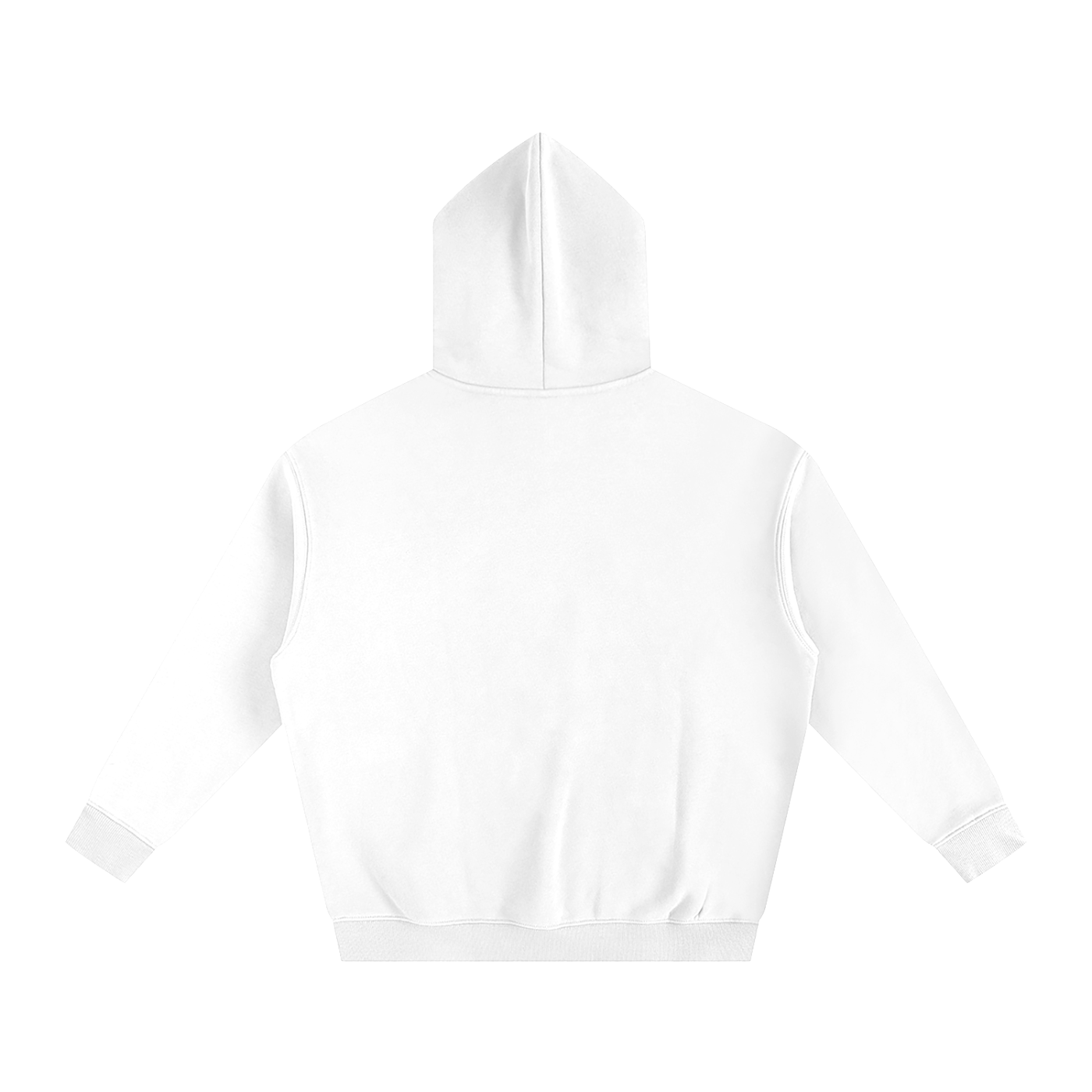 XII Oversize Fleeced Hoodie White